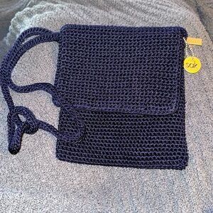 Sak cross body crochet bag BLUE 🐈‍⬛